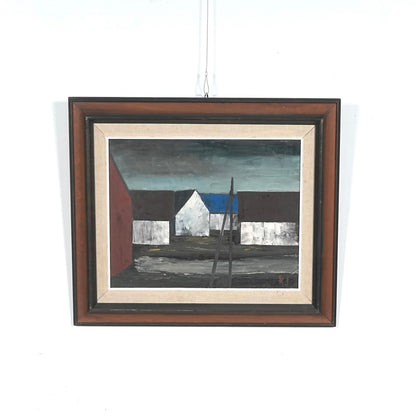 デンマークヴィンテージ オイルペイント(69cm×60cm)