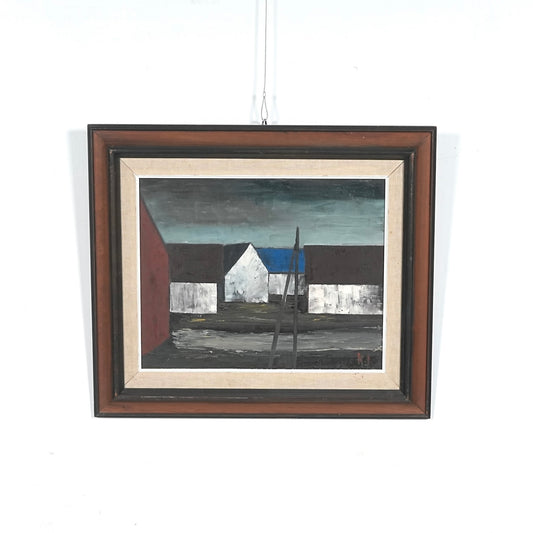 デンマークヴィンテージ オイルペイント(69cm×60cm)