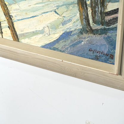 デンマークヴィンテージ オイルペイント(57.5cm×51.5cm)