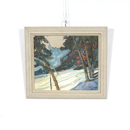 デンマークヴィンテージ オイルペイント(57.5cm×51.5cm)