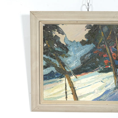 デンマークヴィンテージ オイルペイント(57.5cm×51.5cm)