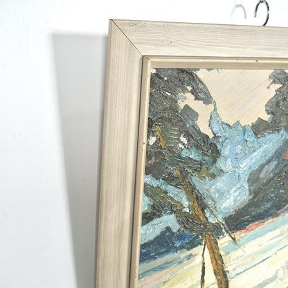 デンマークヴィンテージ オイルペイント(57.5cm×51.5cm)