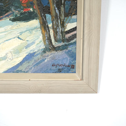 デンマークヴィンテージ オイルペイント(57.5cm×51.5cm)