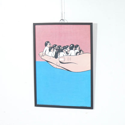 【HuskMitNavn】ヴィンテージ ウォールアート(44cm×61.5cm)