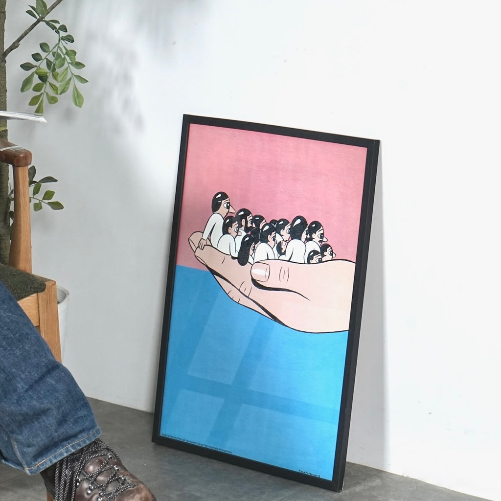 【HuskMitNavn】ヴィンテージ ウォールアート(44cm×61.5cm)