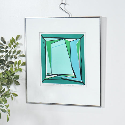 デンマークヴィンテージ リトグラフ 43.5cm×47.5cm