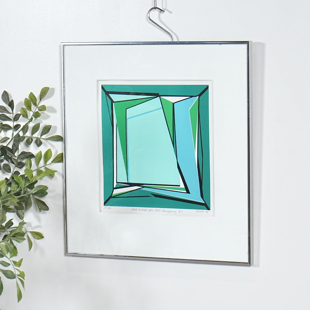 デンマークヴィンテージ リトグラフ 43.5cm×47.5cm