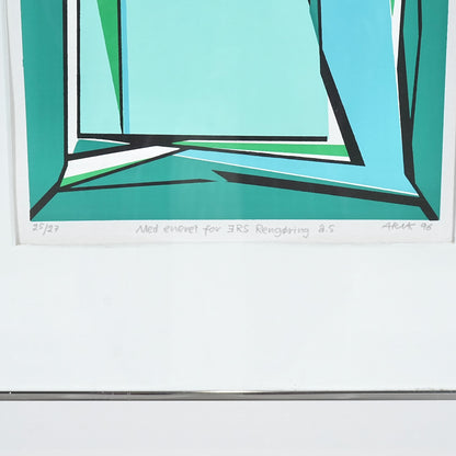 デンマークヴィンテージ リトグラフ(43.5cm×47.5cm)