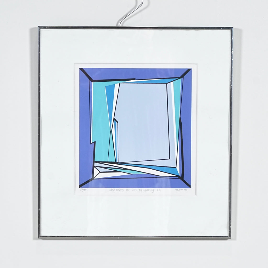 デンマークヴィンテージ リトグラフ 43.5cm×47.5cm