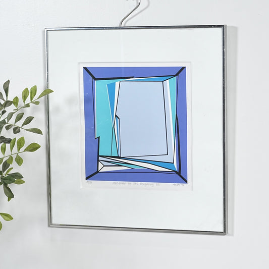 デンマークヴィンテージ リトグラフ 43.5cm×47.5cm