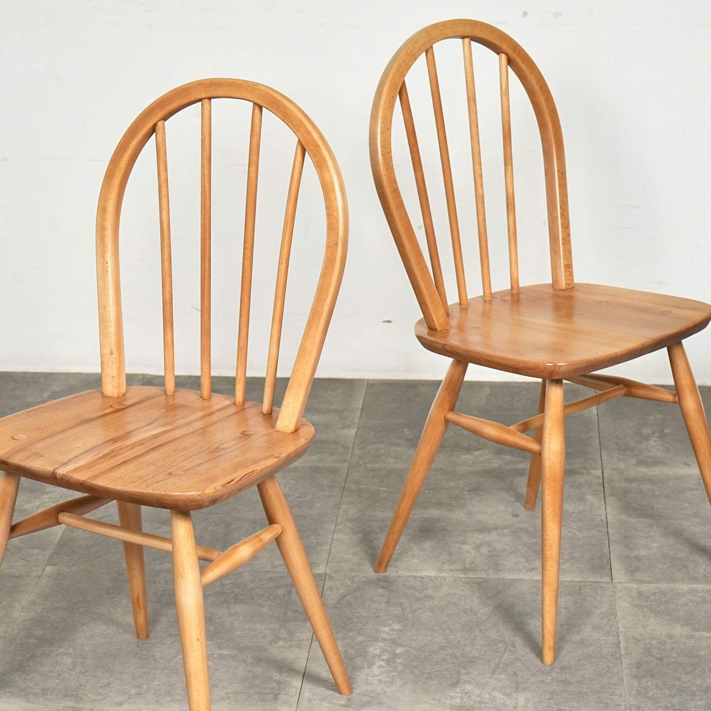 【ERCOL】ヴィンテージ フープバックチェア(メープル)