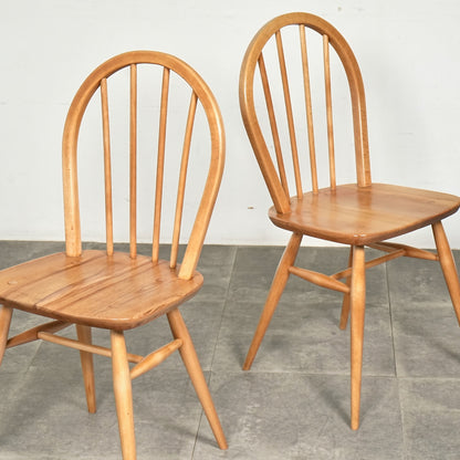 【ERCOL】ヴィンテージ フープバックチェア(メープル)