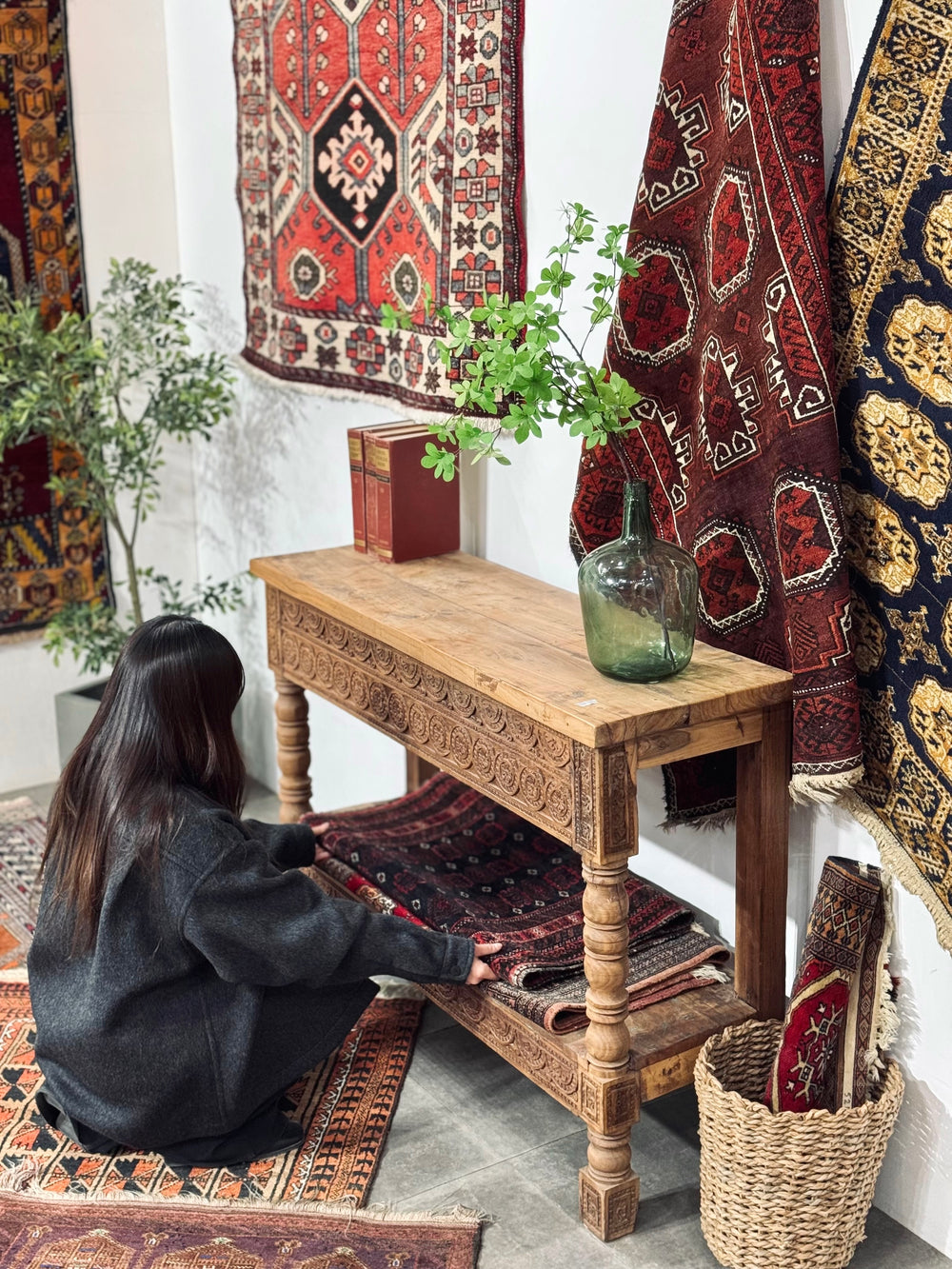 引き取り限定 クラッシュゲート ローテブル （ミッドセンチュリー ビンテージ家具 TIME HYPE（タイムハイプ）｜アンティーク＆ヴィンテージ家具の