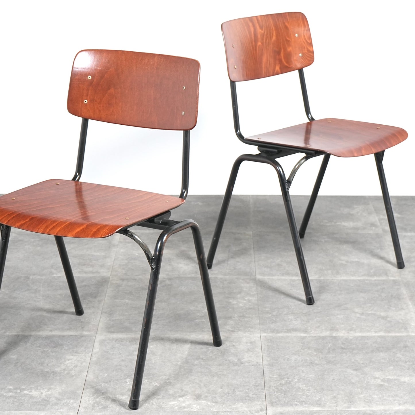 オランダヴィンテージ インダストリアル スタッキングチェア