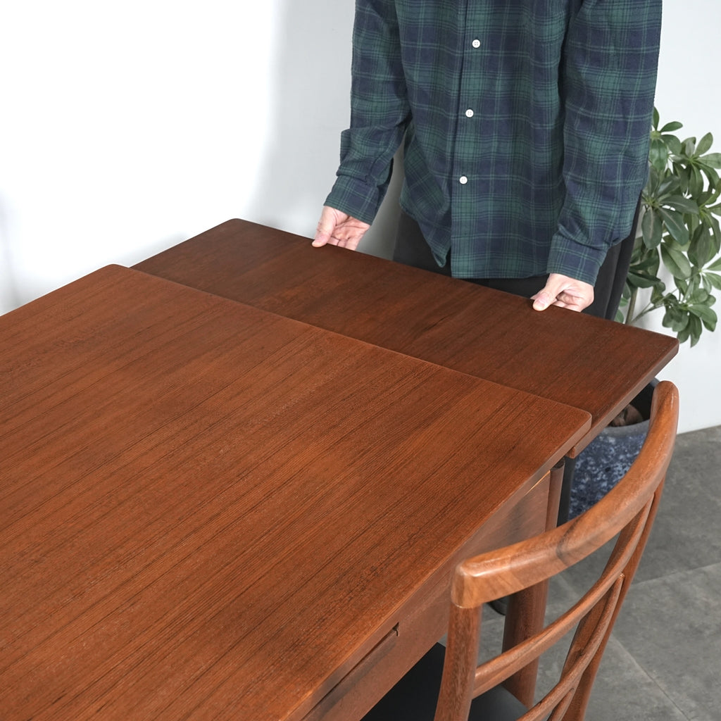 デンマークヴィンテージ ドローリーフテーブル