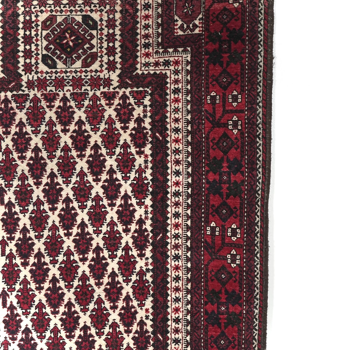 送料無料 ヴィンテージ ラグ(手織り/191cm×94cm)