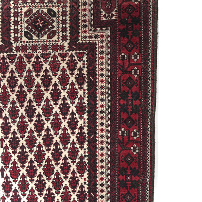 送料無料 ヴィンテージ ラグ(手織り/191cm×94cm)