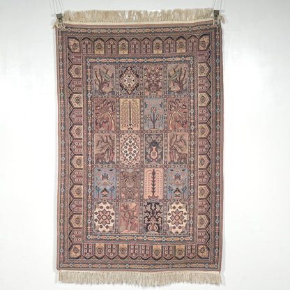送料無料 ヴィンテージ ラグ(手織り/199cm×121.5cm)