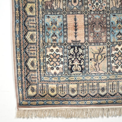 送料無料 ヴィンテージ ラグ(手織り/199cm×121.5cm)