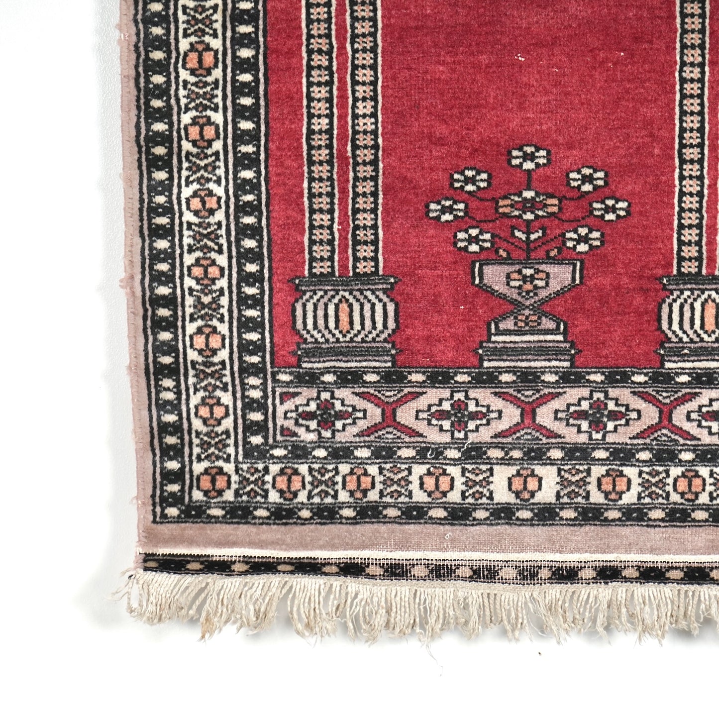 送料無料 ヴィンテージ ラグ(手織り/101cm×64cm)