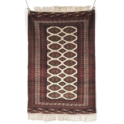 送料無料 ヴィンテージ ラグ(手織り/212cm×126cm)