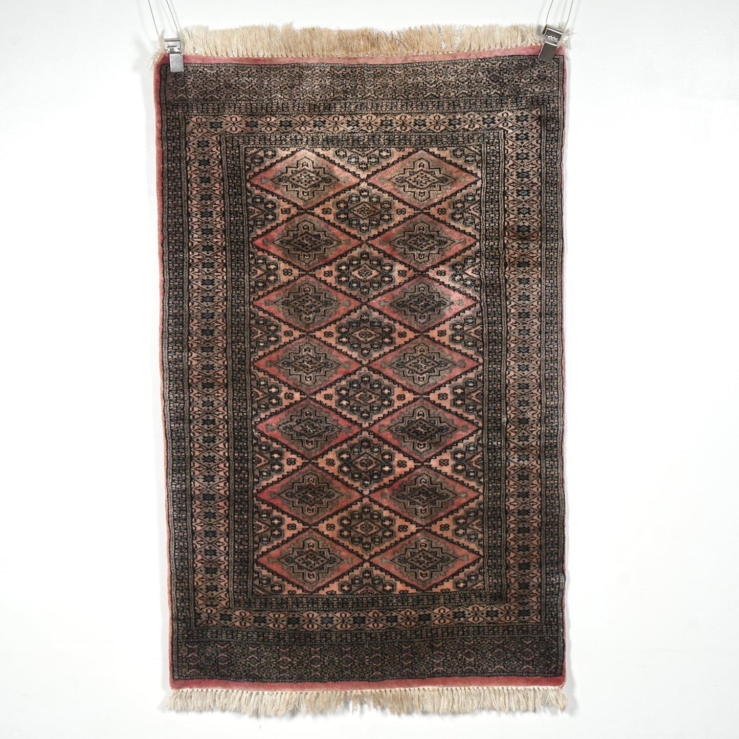 送料無料 ヴィンテージ ラグ(手織り/160.5cm×95cm)