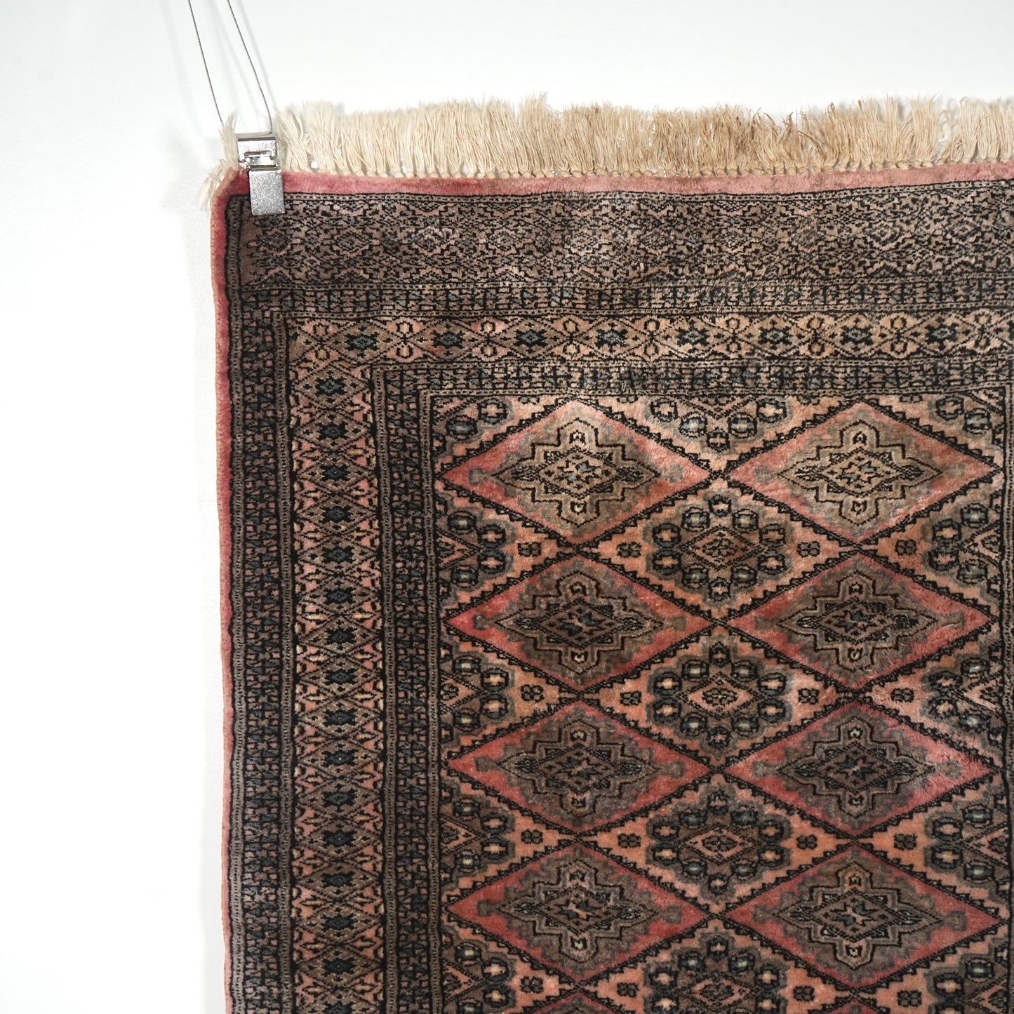 送料無料 ヴィンテージ ラグ(手織り/160.5cm×95cm)
