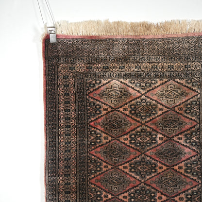 送料無料 ヴィンテージ ラグ(手織り/160.5cm×95cm)