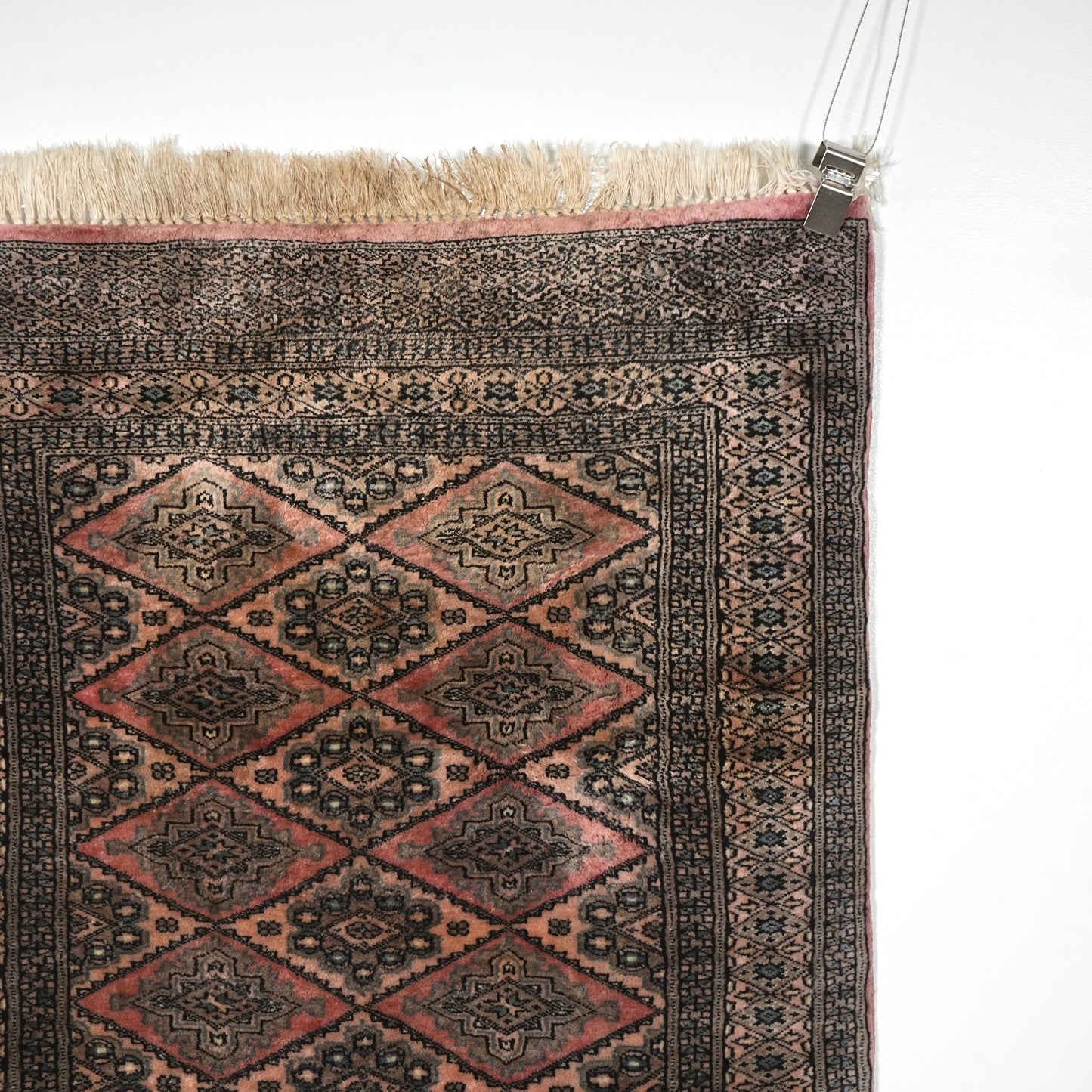 送料無料 ヴィンテージ ラグ(手織り/160.5cm×95cm)