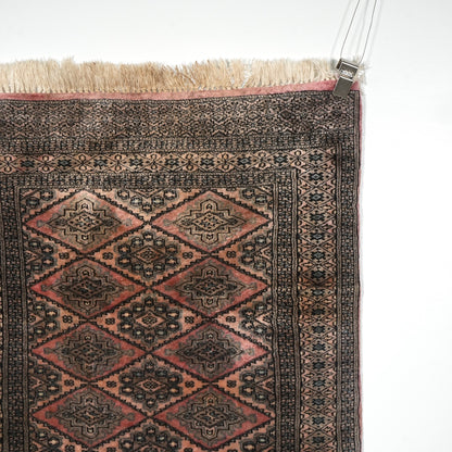 送料無料 ヴィンテージ ラグ(手織り/160.5cm×95cm)