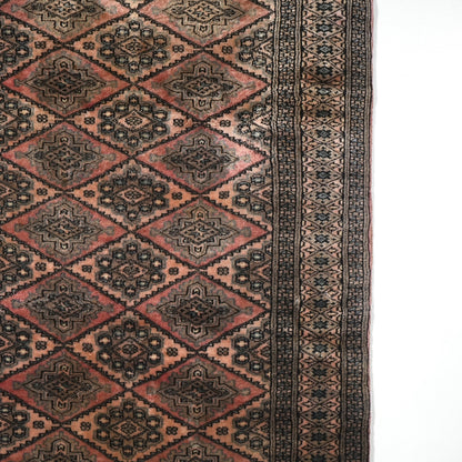 送料無料 ヴィンテージ ラグ(手織り/160.5cm×95cm)