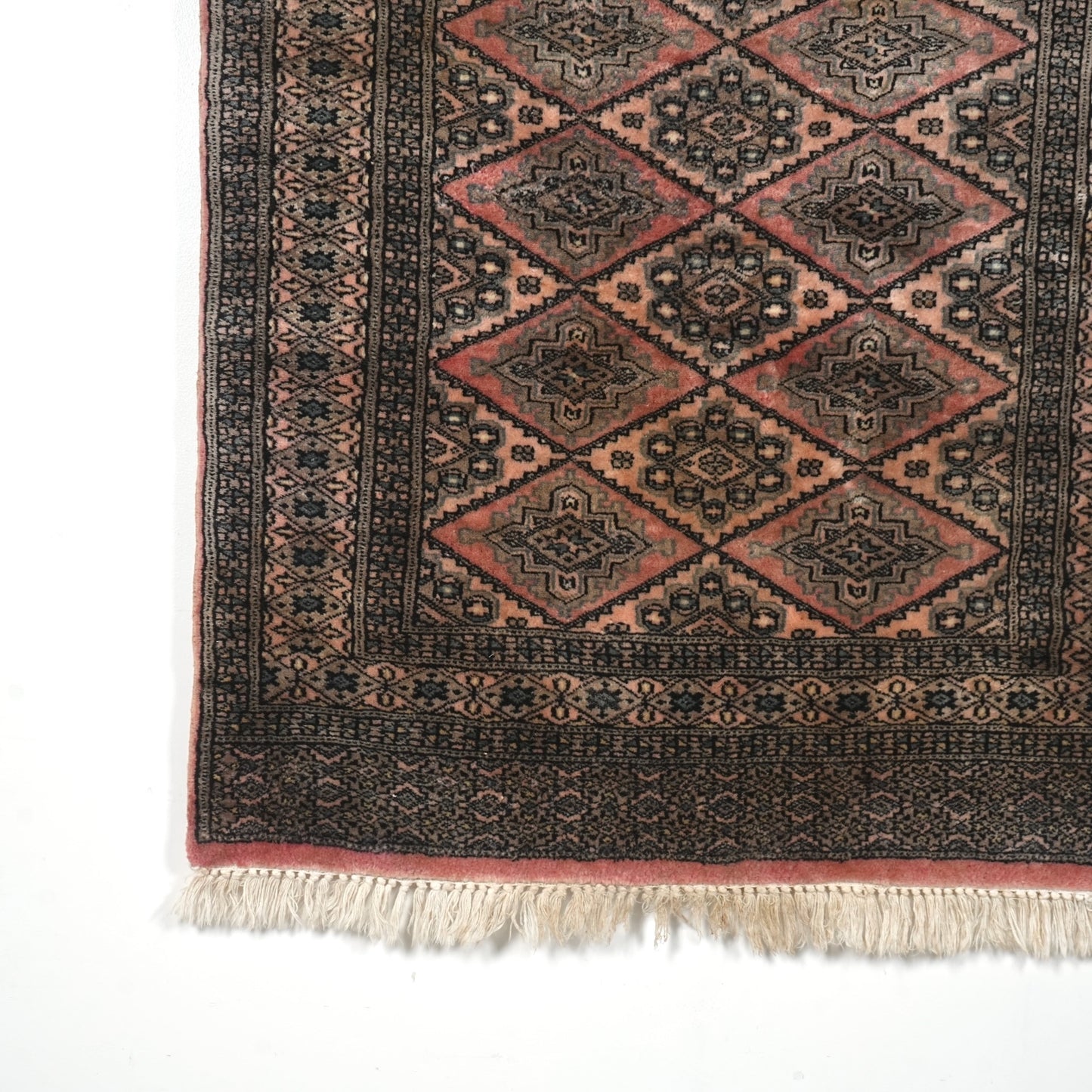 送料無料 ヴィンテージ ラグ(手織り/160.5cm×95cm)