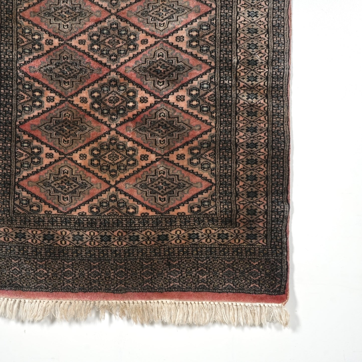 送料無料 ヴィンテージ ラグ(手織り/160.5cm×95cm)