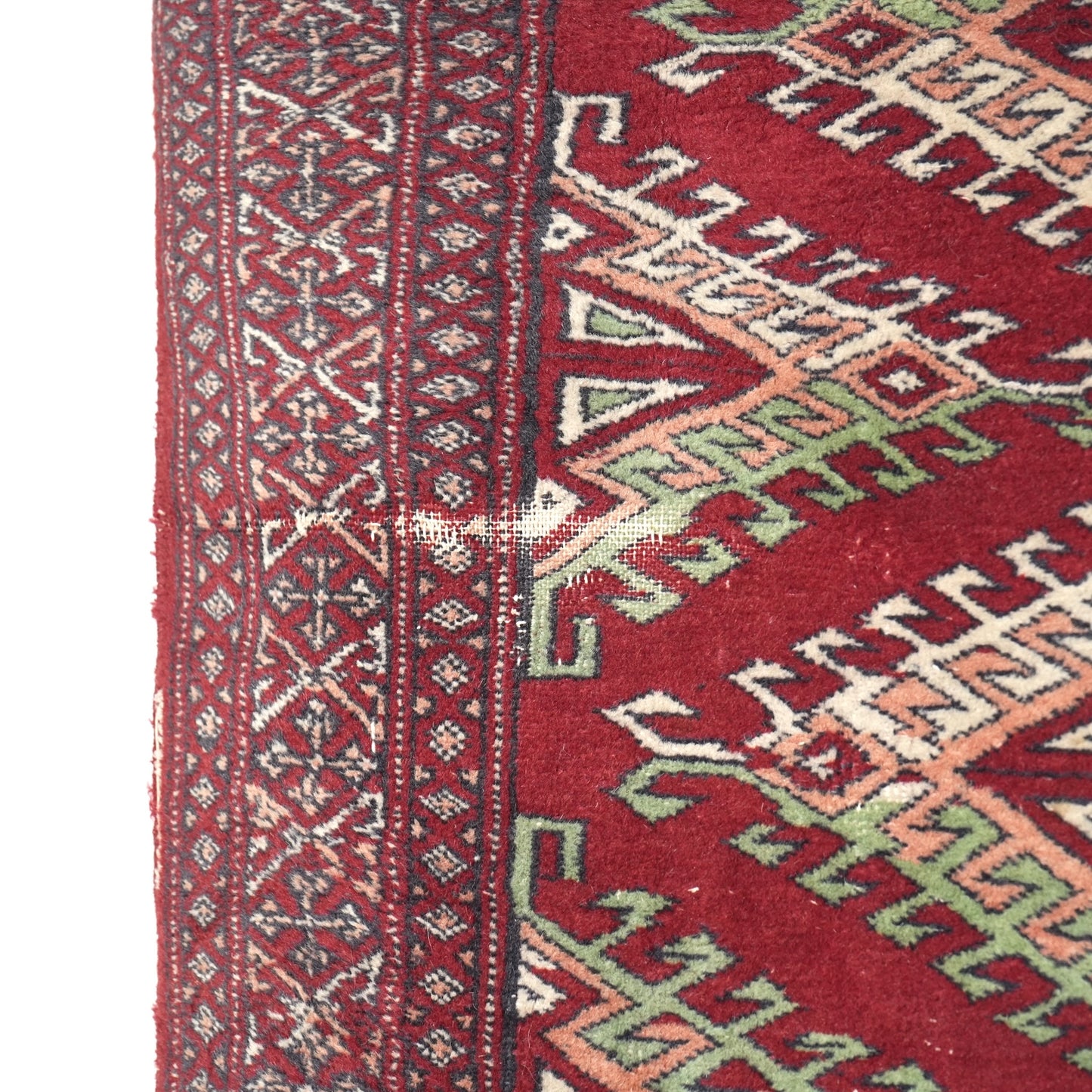 送料無料 ヴィンテージ ラグ(手織り/184cm×125cm)