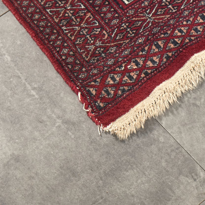 送料無料 ヴィンテージ ラグ(手織り/184cm×125cm)