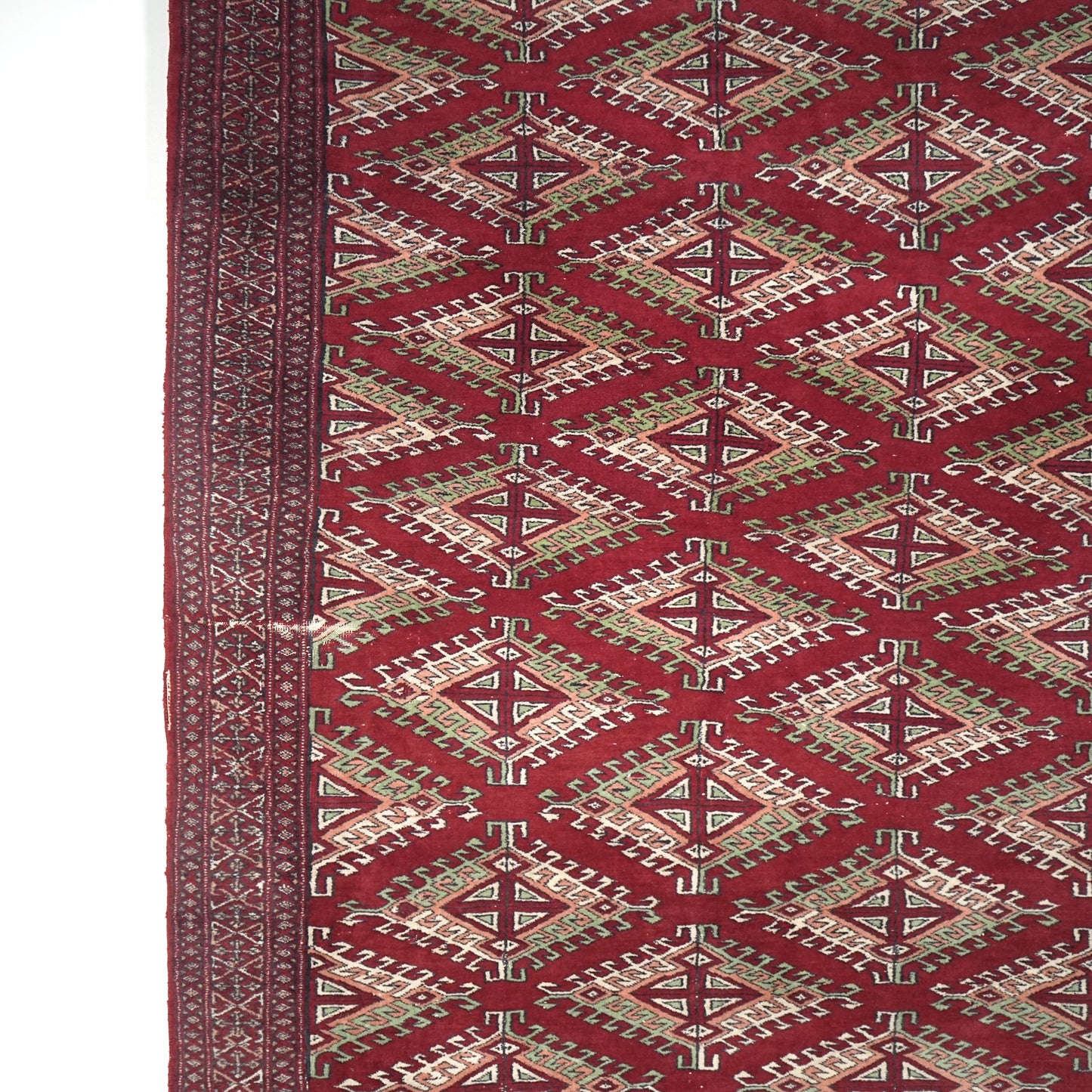 送料無料 ヴィンテージ ラグ(手織り/184cm×125cm)