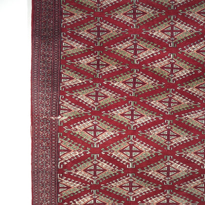 送料無料 ヴィンテージ ラグ(手織り/184cm×125cm)