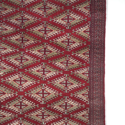 送料無料 ヴィンテージ ラグ(手織り/184cm×125cm)