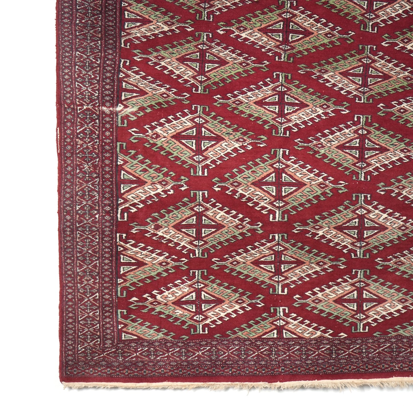 送料無料 ヴィンテージ ラグ(手織り/184cm×125cm)