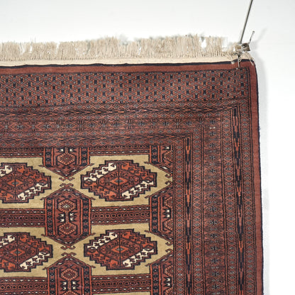 送料無料 ヴィンテージ ラグ(手織り/204.5cm×126.5cm)