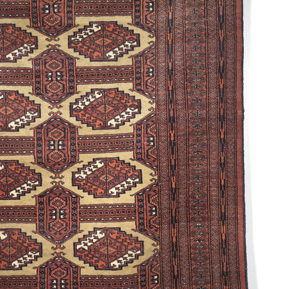 送料無料 ヴィンテージ ラグ(手織り/204.5cm×126.5cm)