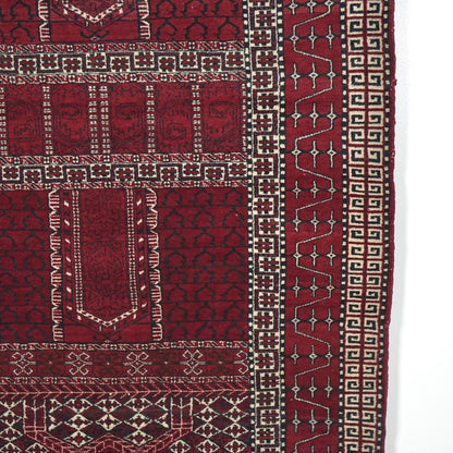 送料無料 ヴィンテージ ラグ(手織り/221cm×125cm)