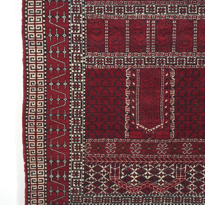 送料無料 ヴィンテージ ラグ(手織り/221cm×125cm)