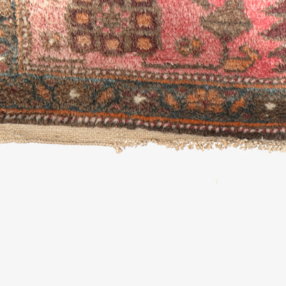 送料無料 ヴィンテージ ラグ(手織り/193cm×123cm)