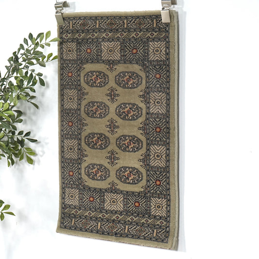 送料無料 ヴィンテージ ラグ(機械織り/81cm×50cm)