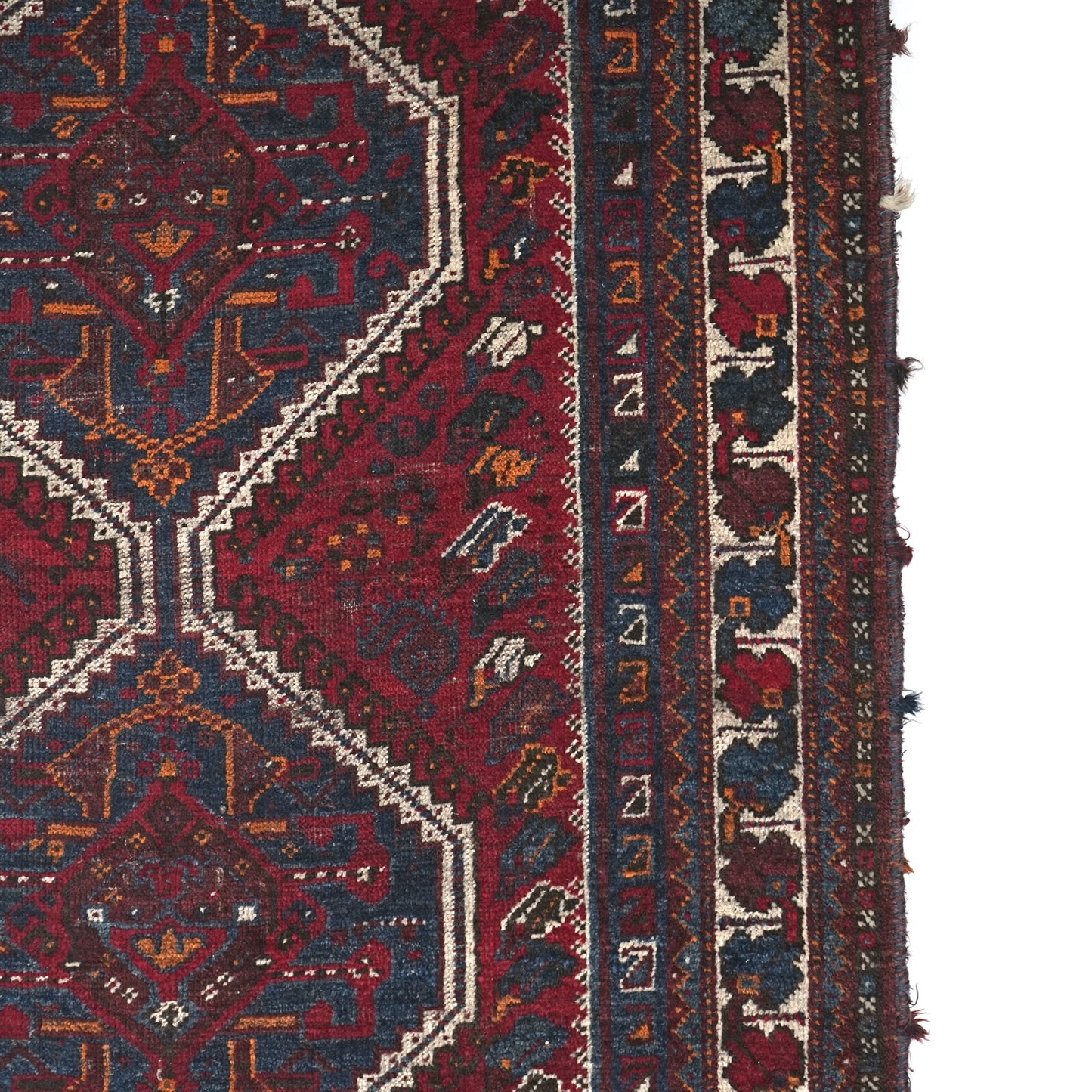 ヴィンテージ ラグ(手織り/177cm×111.5cm)
