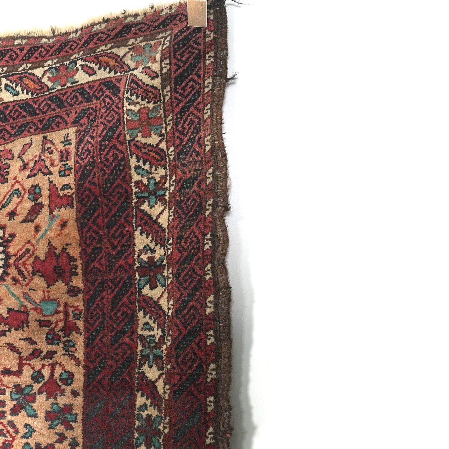 送料無料 ヴィンテージ ラグ(手織り/162cm×91cm)