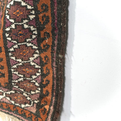 送料無料 ヴィンテージ ラグ(手織り/158cm×100cm)