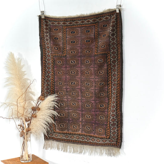 ヴィンテージ ラグ(手織り/158cm×100cm)