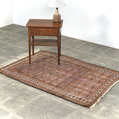 送料無料 ヴィンテージ ラグ(手織り/158cm×100cm)